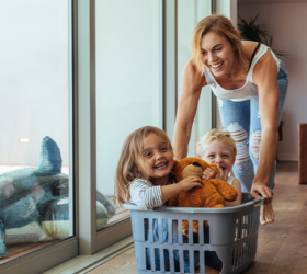 safety window film on glass