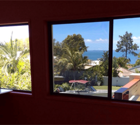 Sun Control Window Film Window Frame In Sun Looking From Interior