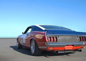 auto tinting Red Sports Car Rear