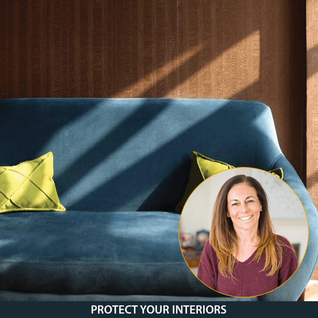 window tint helps avoid fading furniture