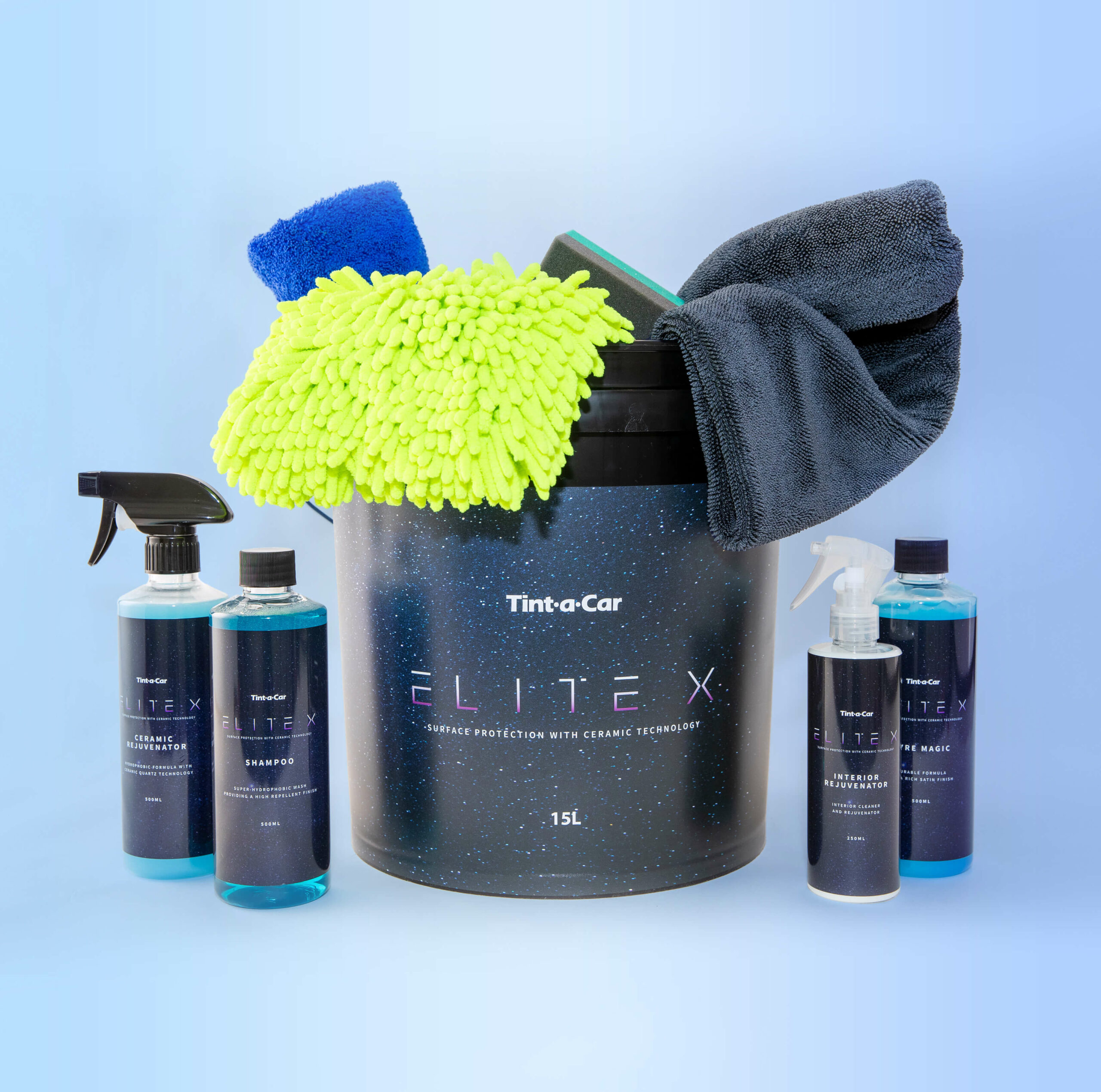EliteX Bundle+Bucket car care pack